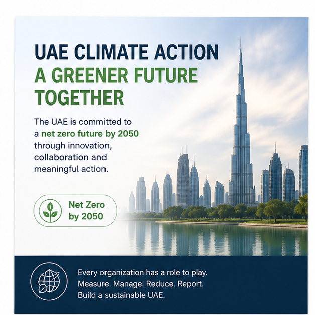 GHG emissions dashboard UAE