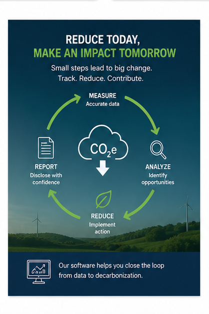 GHG reporting interface