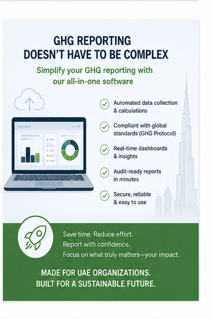 GHG emissions dashboard