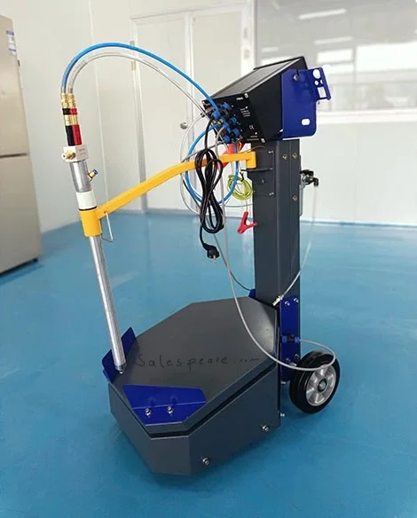 Manual powder coating spray gun industrial system