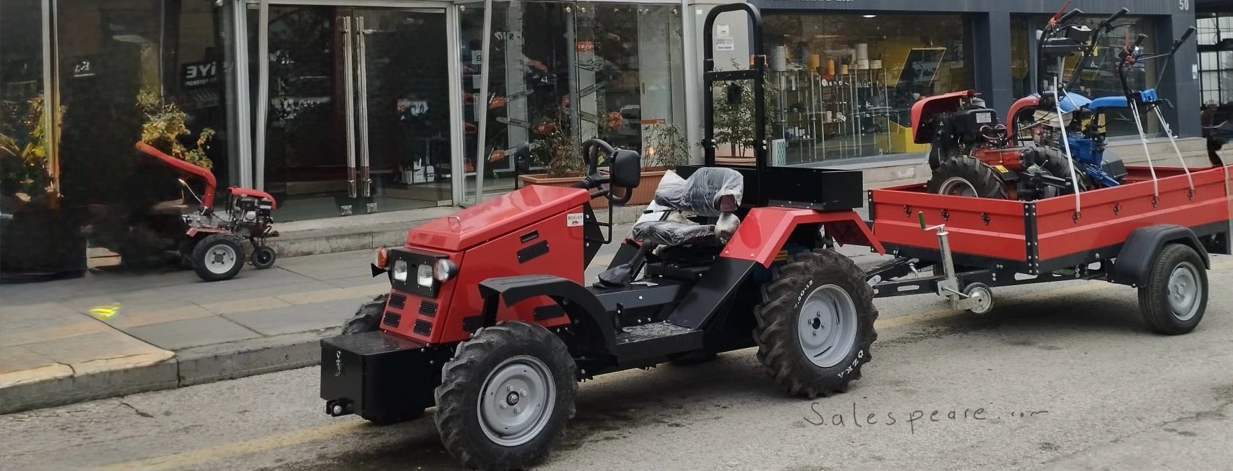 ANKEBOOT compact tractor on a clean white background