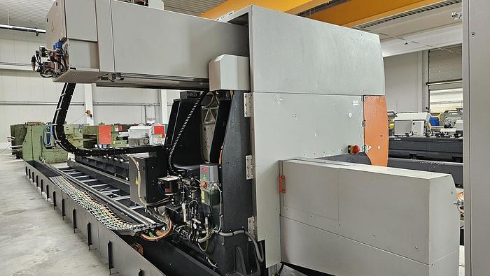 Elumatec aluminium profile machining centre side view