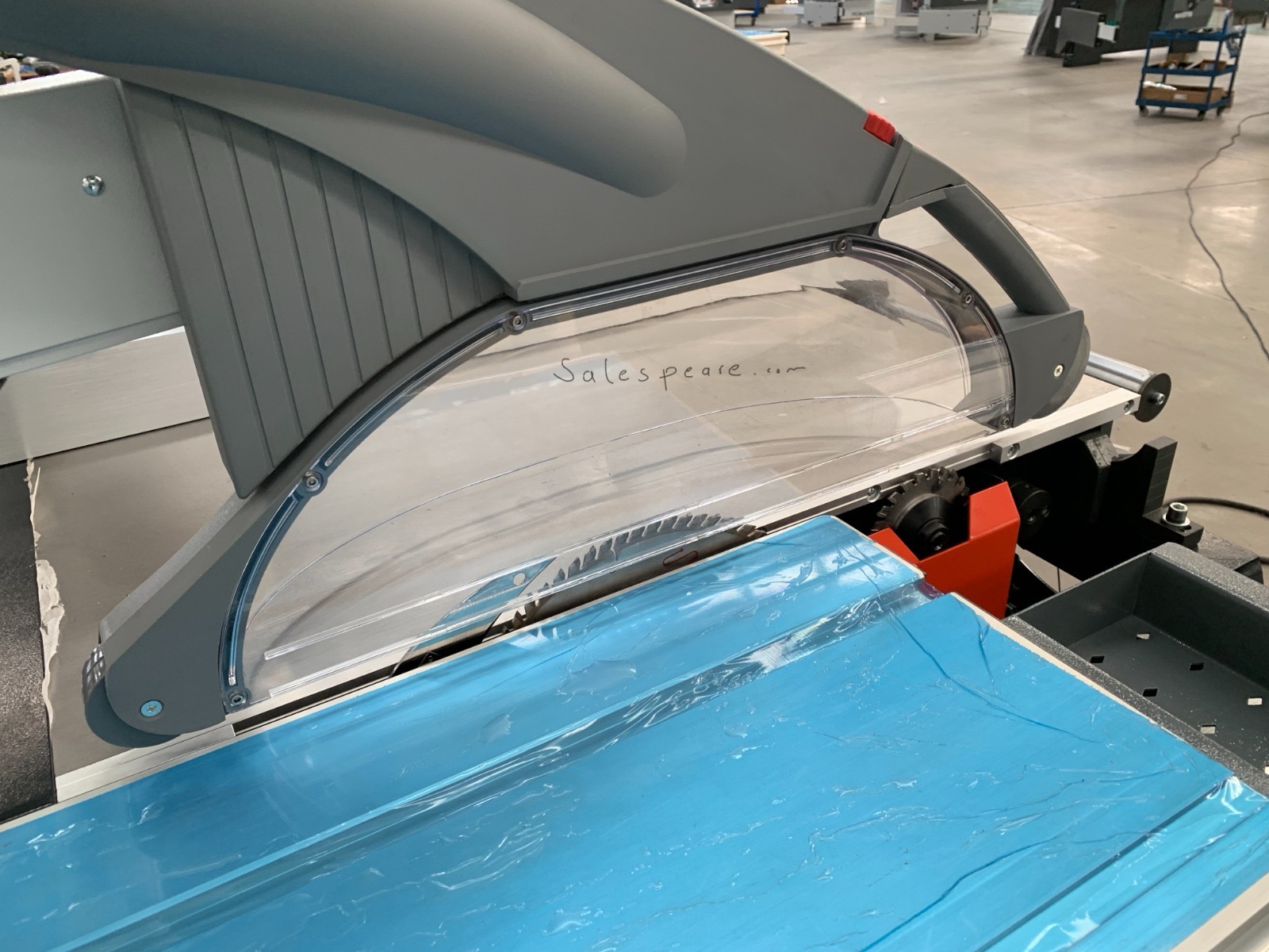 Altendorf sliding table saw side view