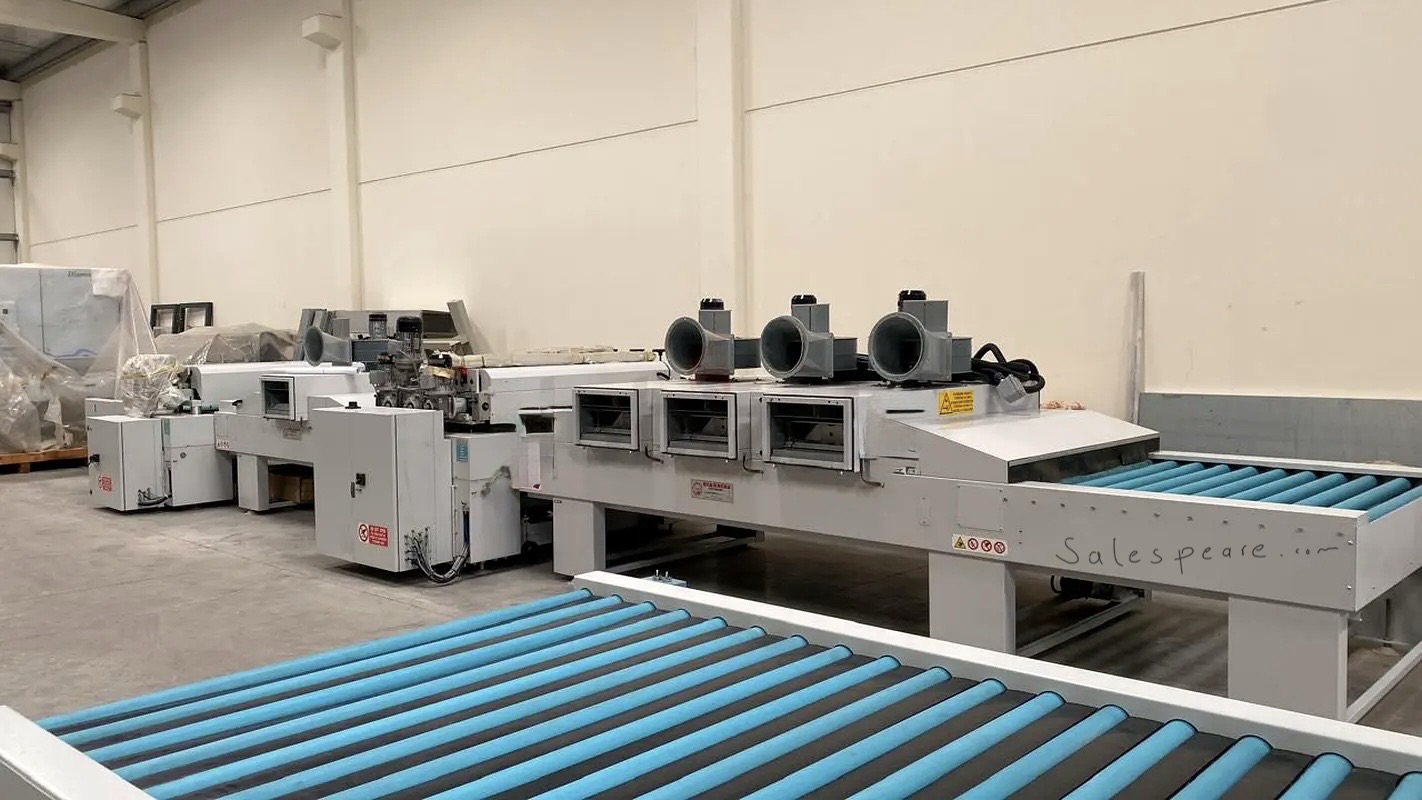 Giardina roller coating line side view